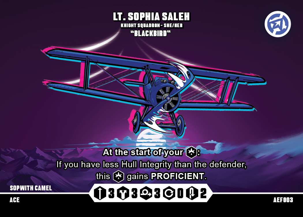 Lt. Sophia Saleh "Blackbird"