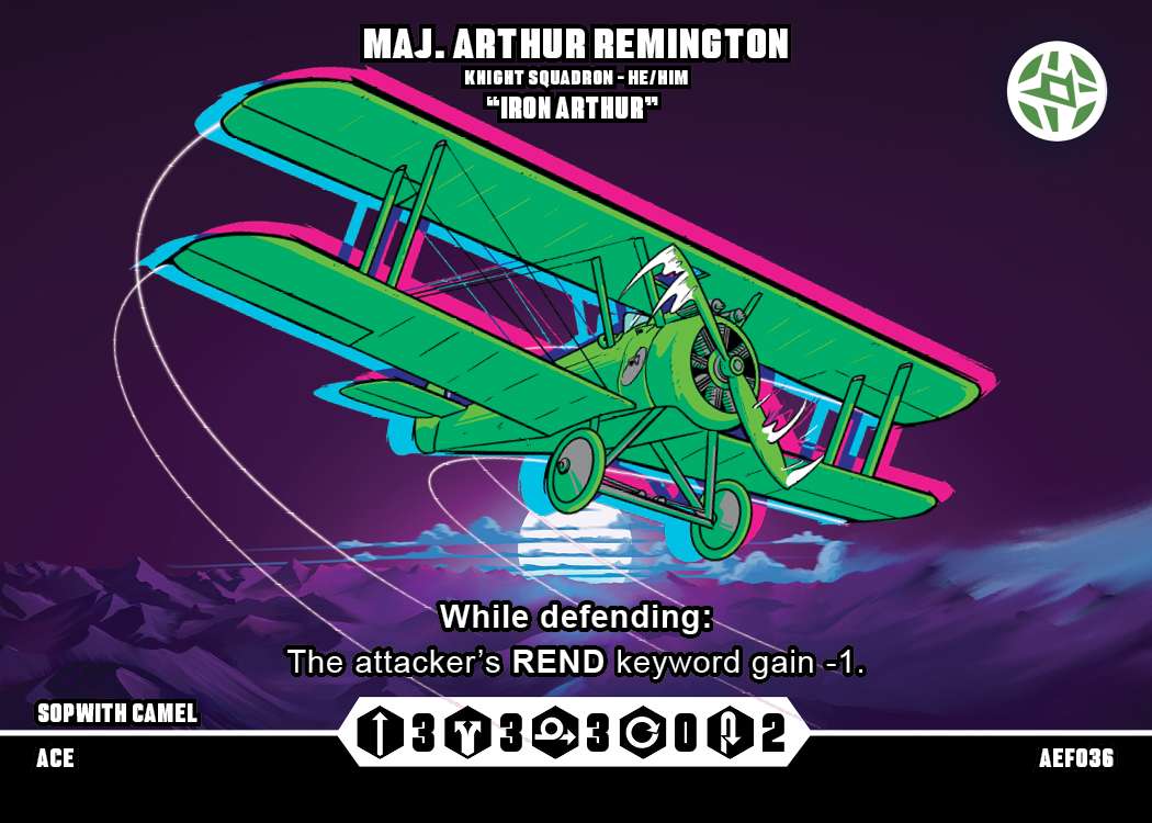 Major Arthur Remington "Iron Arthur"